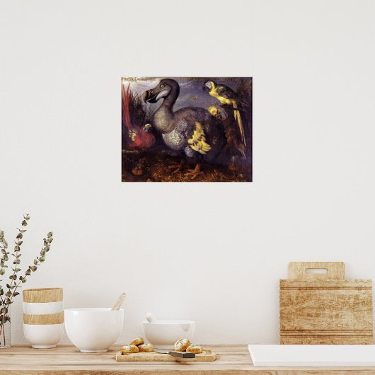 Poster Vintage Roelant Savery Saveries Dodo (Cuisine)