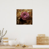 Poster Vintage romantique Un de l'amour du genre, un Rose (Cuisine)