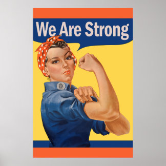 Poster Vintage Rosie le féminisme de Riveter