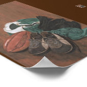 Poster Vintage Rugby (Coin)