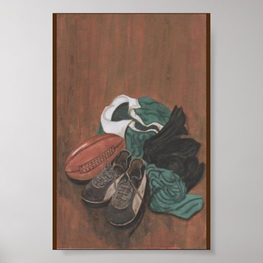 Poster Vintage Rugby (Devant)