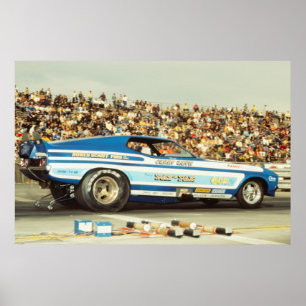 Poster Vintage Ruth Mustang