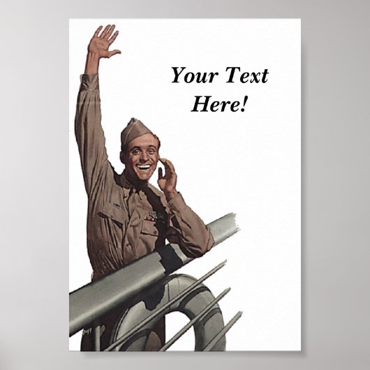 Poster vintage Sailor Shout Out (Devant)