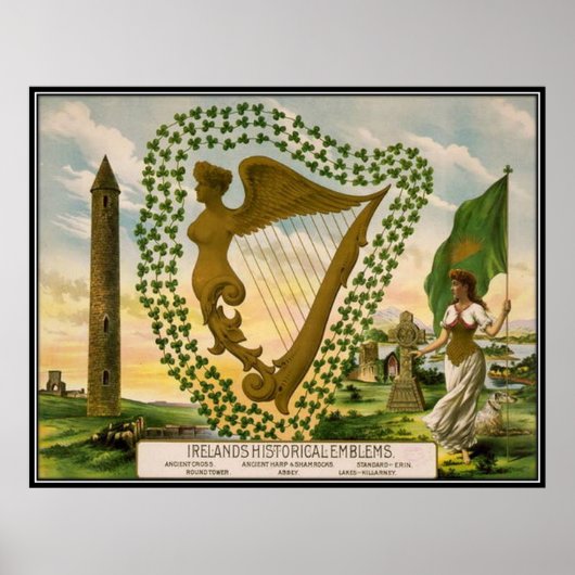 Poster Vintage : Saint Patrick's day - (Devant)