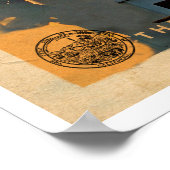 Poster vintage San Diego Travel (Coin)