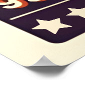 Poster Vintage San Francisco City voiture classique, Cali (Coin)