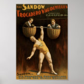 Poster vintage Sandow (Devant)