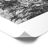 Poster Vintage sapin 1800s (Coin)