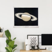 Poster vintage Saturn (Bureau à domicile)