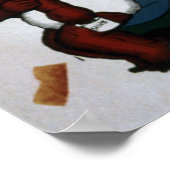 Poster Vintage Seconde Guerre Mondiale Amusante Éviter le (Coin)