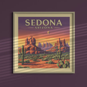 Poster Vintage Sedona Arizona