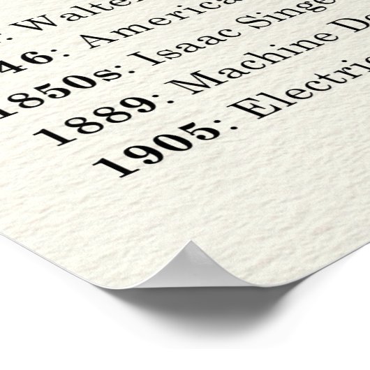 Poster Vintage Sewing Machine (Coin)