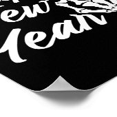 Poster Vintage Skeleton Happy New Year Eve  (Coin)