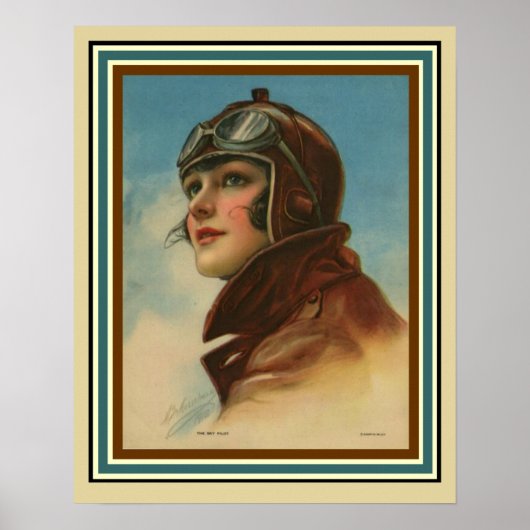 Poster vintage "Sky Pilot" (Devant)