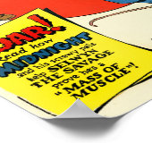 Poster Vintage Smash Comics Superhero Crime Fighter (Coin)