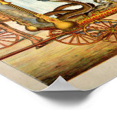 Poster vintage Snake Wagon (Coin)