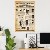 Poster Vintage Solomon & Ruben Store Imprimer (Bureau à domicile)