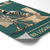 Poster Vintage sourire (Coin)