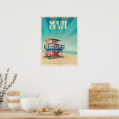 Poster Vintage South Beach (Cuisine)