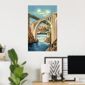 Poster vintage Spokane (Bureau à domicile)