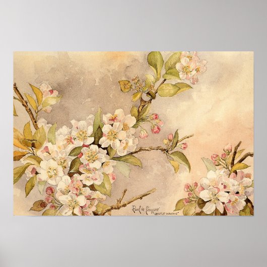 Poster Vintage Spring Blossoms (Devant)