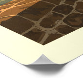 Poster Vintage St Augustine Floride (Coin)