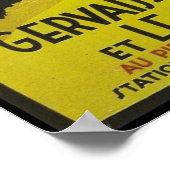 Poster Vintage St Gervais les Bains Travel (Coin)