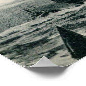 Poster Vintage Steamer SS Lusitania (Coin)