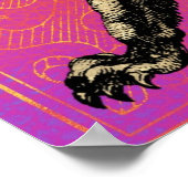 Poster Vintage Strongman Funky Altered Art Anniversaire (Coin)