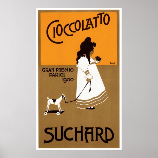 Poster Vintage Suchard Cioccolatto (Devant)