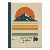 Poster Vintage Sunset (Devant)