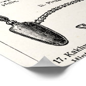 Poster Vintage Tabac Pipes Hookah Antique Illustration (Coin)