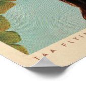 Poster Vintage Tahiti Island girl (Coin)