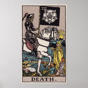 Poster vintage Tarot Death