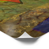 Poster Vintage Taurus Classique Femme Portrait Art gothiq (Coin)