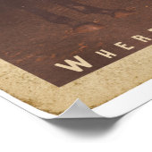 Poster vintage Texas Cowboy (Coin)