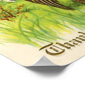Poster Vintage Thanksgiving Turquie (Coin)