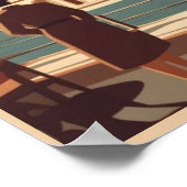 Poster Vintage Thessalonique ville Grèce vocation souveni (Coin)