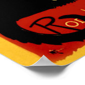 Poster Vintage Tournée du Conversation Noir, Theophile St (Coin)