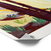 Poster Vintage Travel 1935 (Hoek)