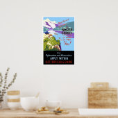 Poster Vintage travel, Chine (Cuisine)