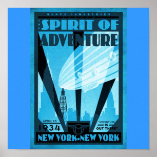 Poster-Vintage Travel-New York Poster