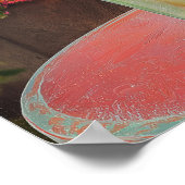 Poster Vintage Travel Positano Italie Scène rétro (Coin)