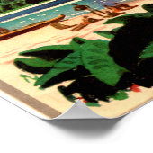 Poster vintage, Tropical Island Beach (Coin)