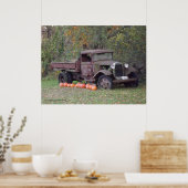 Poster vintage Truck 3 (Cuisine)