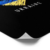 Poster Vintage Ukraine Ukrainian Flag Pride 2  (Coin)