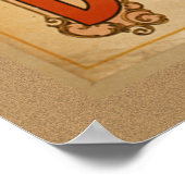 Poster Vintage - Un batteur féminin (Coin)