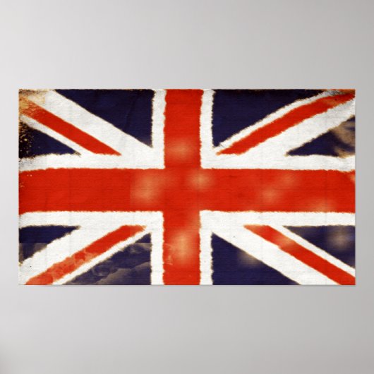 Poster vintage Union Jack (Devant)