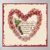 Poster vintage Valentine (Devant)