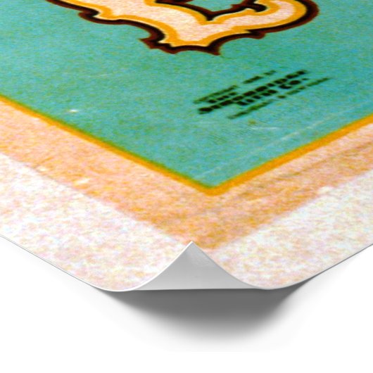 Poster vintage Vaudeville 1898 (Coin)